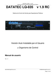 DATATEC LQ-835 Manual De Usuario