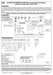 Allmatic SCOR.AS Manual De Instrucciones