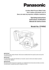 Panasonic EY4542 Manual De Instrucciones