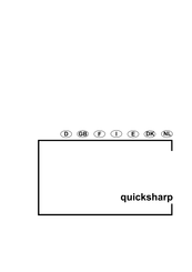 Trumpf quicksharp Manual De Instrucciones