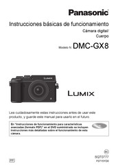 Panasonic Lumix DMC-GX8 Instrucciones Básicas De Funcionamiento