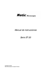 Motic ST-30C-LO Manual De Instrucciones