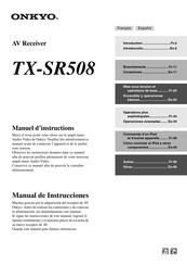 Onkyo TX-SR508 Manual De Instrucciones