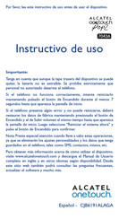 Alcatel Pop 2 (5) Instructivo De Uso