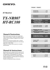 Onkyo HT-RC180 Manual De Instrucciones