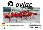 Ovlac VERSATILL Manual De Instrucciones Y Repuestos