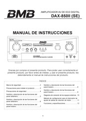 BMB DAX-850II Serie Manual De Instrucciones