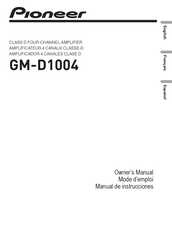 Pioneer GM-D1004 Manual De Instrucciones