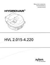Xylem HYDROVAR HVL2.015-A0010 Manual De Instalación, Funcionamiento Y Mantenimiento