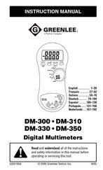 Textron GREENLINE DM-330 Manual De Instrucciones