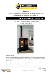 Wallnofer Walltherm Wilder Kaiser Instrucciones De Uso