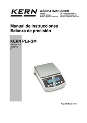 KERN PLJ 6000-1GM Manual De Instrucciones