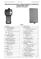 Hubitron HBG 410-RF Manual De Instrucciones