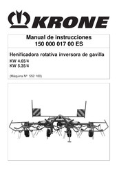 Krone KW 4.65/4 Manual De Instrucciones