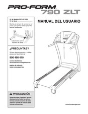 Pro-Form 790 ZLT Manual Del Usuario