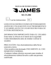 James SE-CL382 Manual De Instrucciones