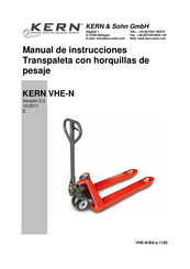 KERN VHE 2T5N Manual De Instrucciones