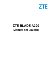 ZTE BLADE A320 Manual Del Usuario