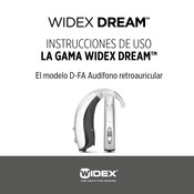 Widex DREAM D-FA Instrucciones De Uso