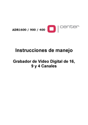 Center ADR900 Instrucciones De Manejo