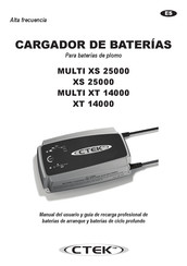 CTEK MULTI XT 14000 Manual Del Usuario