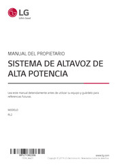 LG RL2 Manual Del Propietário