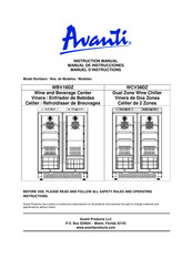 Avanti WBV19DZ Manual De Instrucciones