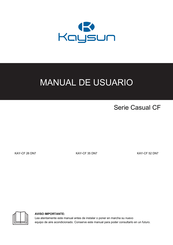 Kaysun KAY-CF 35 DN7 Manual De Usuario