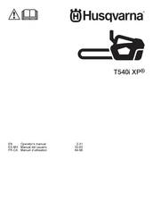 Husqvarna T540i XP Manual Del Usuario