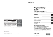 Sony LMP-H400 Manual De Instrucciones