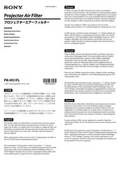 Sony PK-HS1FL Instrucciones De Uso