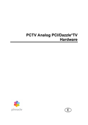 Pinnacle PCTV Analog PCI/Dazzle TV Manual Del Usuario