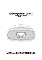 Denver Electronics TCL-212BT Manual De Instrucciones