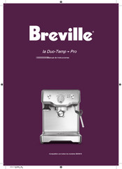 Breville Duo-Temp Pro Manual De Instrucciones