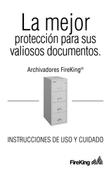 FireKing Archivadores Instrucciones De Uso