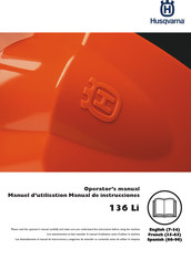 Husqvarna 136 Li Manual De Instrucciones