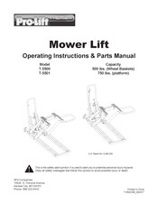 Pro-Lift T-5500 Manual De Instrucciones