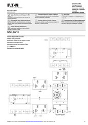 Eaton NZM3-XAP10 Instrucciones De Montaje