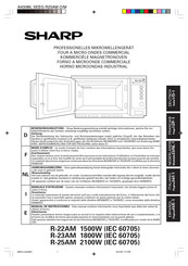 Sharp R-25AM Manual De Instrucciones