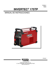 Lincoln Electric INVERTEC 175TP Manual De Instrucciones