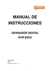 golmar DVR-04CD Manual De Instrucciones