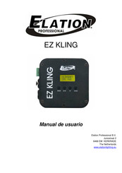 Elation Professional EZ KLING Manual De Usuario