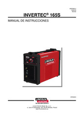 Lincoln Electric INVERTEC 165S Manual De Instrucciones