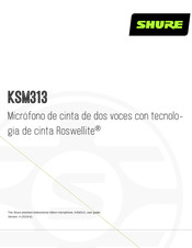 Shure KSM313 Manual De Instrucciones