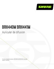 Shure BRH440M Manual De Instrucciones