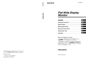 Sony FWD-50PX3 Manual De Instrucciones