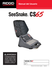 RIDGID SeeSnake CS65 Manual Del Usuario