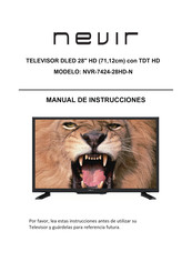 Nevir NVR-7424-28HD-N Manual De Instrucciones