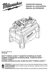 Milwaukee 2774-20 Manual Del Operador