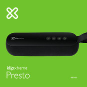 KlipXtreme Presto KBS-050 Manual De Instrucciones